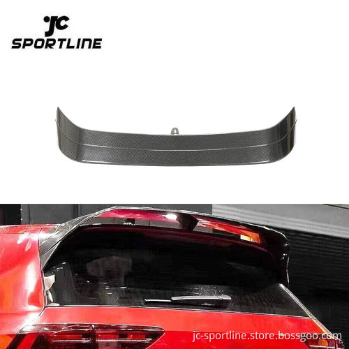 MK8 Carbon Roof Window Sport Spoiler Wing for Volkswagen Golf MK8 2021-2022
